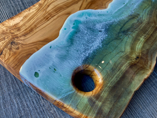 Olive Wood Charcuterie Board - AURABAGS SHOP