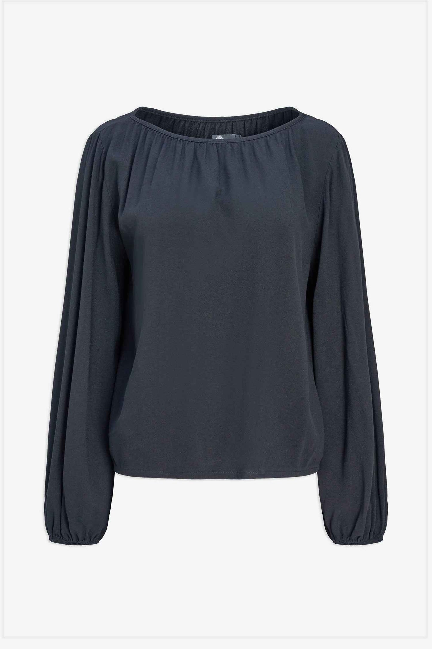 Women's Woven Boat-Neck Top