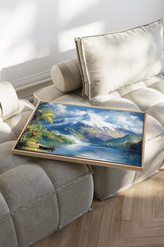 TROPICAL HIGHLANDS, Öl auf gespannter Leinwand