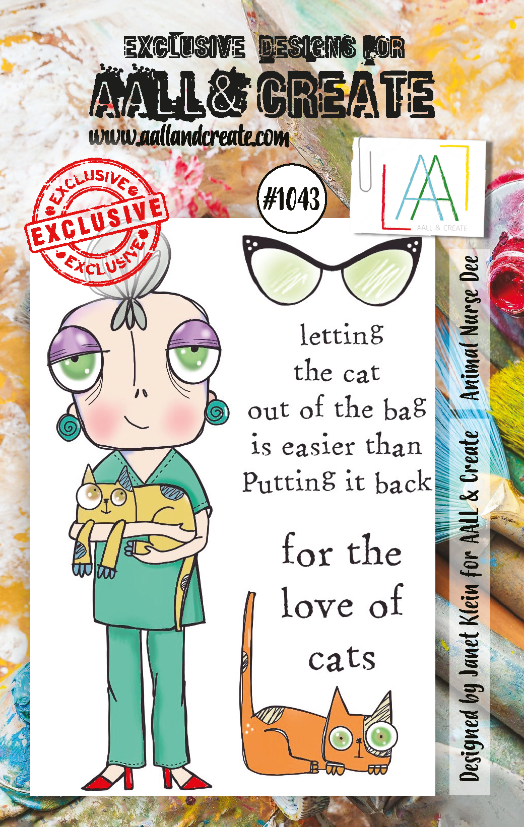 AALL and Create A7 Stamp Set - 1043 - Animal Nurse Dee