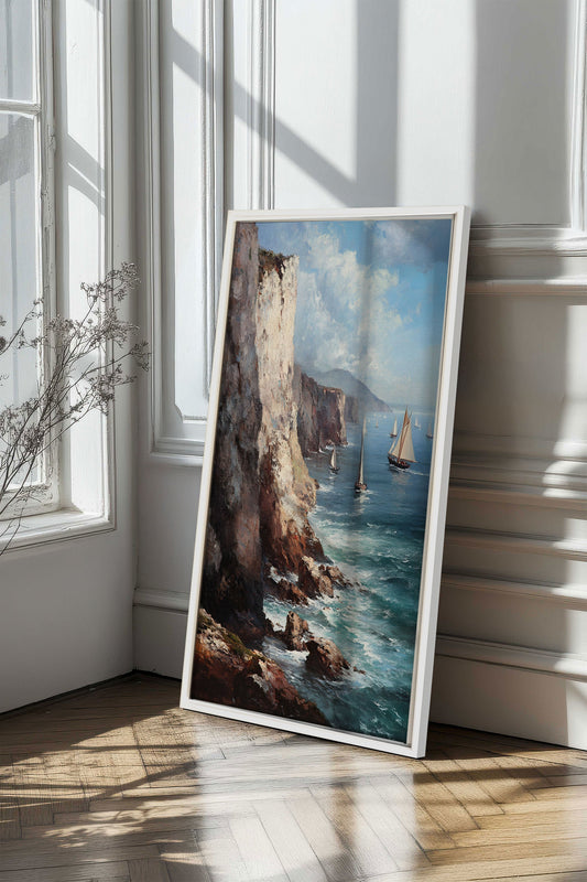 SHORES OF INFINITY, Mixed media on stretched canvas