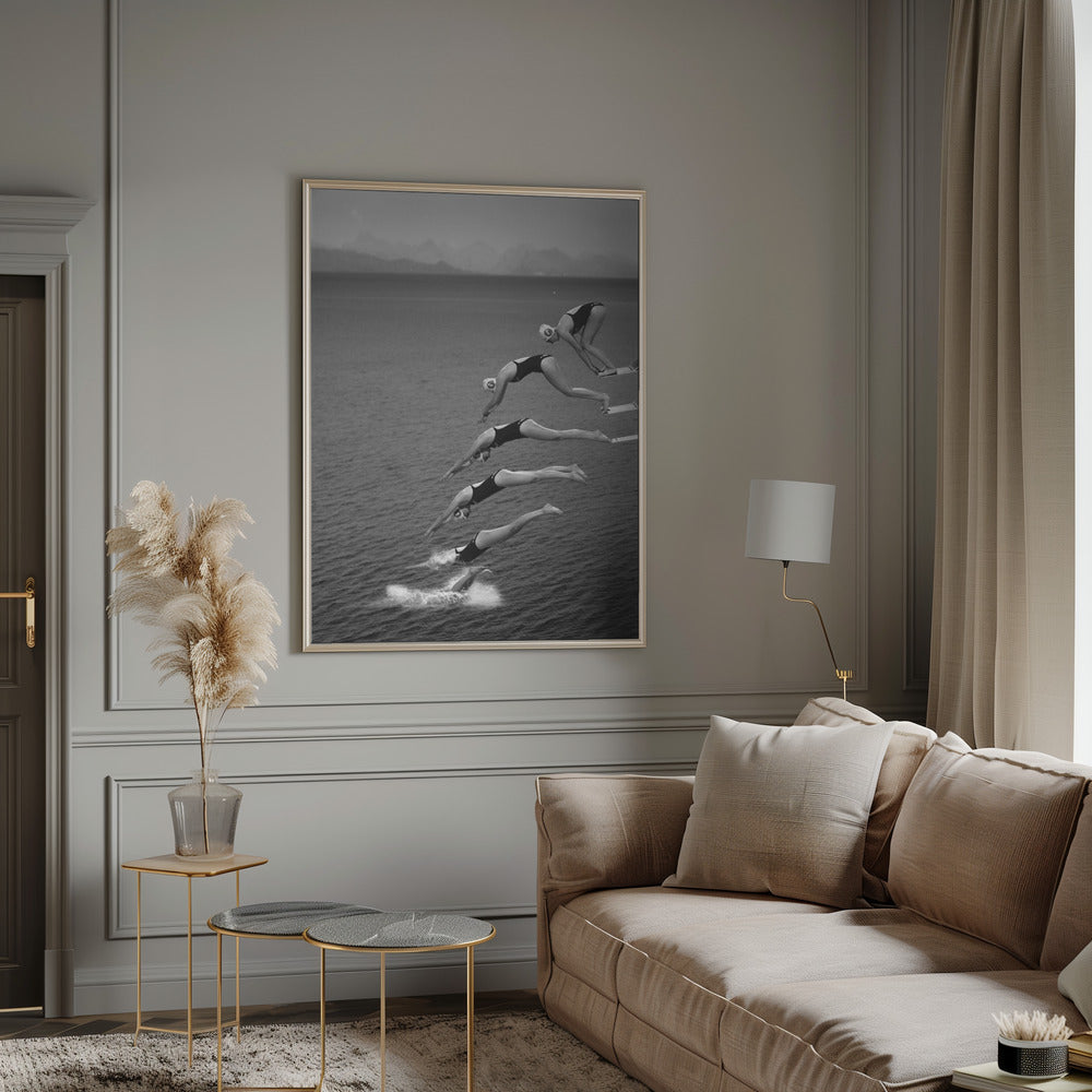 Wall art The beauty of diving