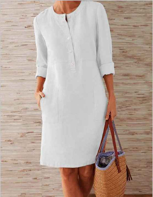 Women’s Clothing Dress – Streetwear Ethnic Style Long Sleeve Dress