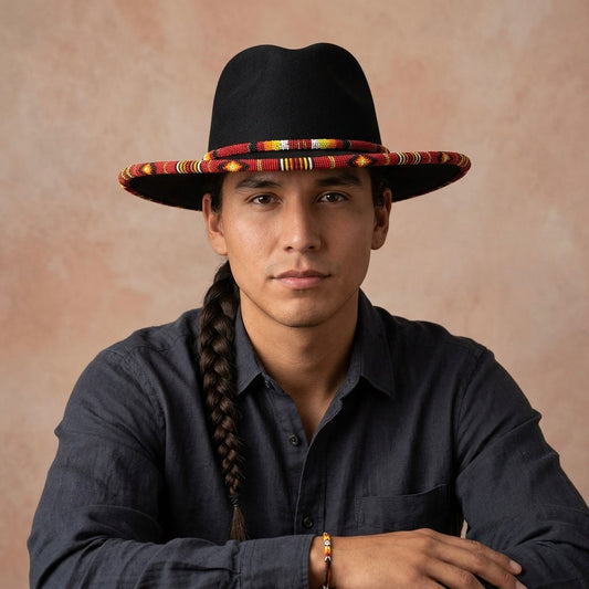 Size-57 Handmade Beaded Hat
