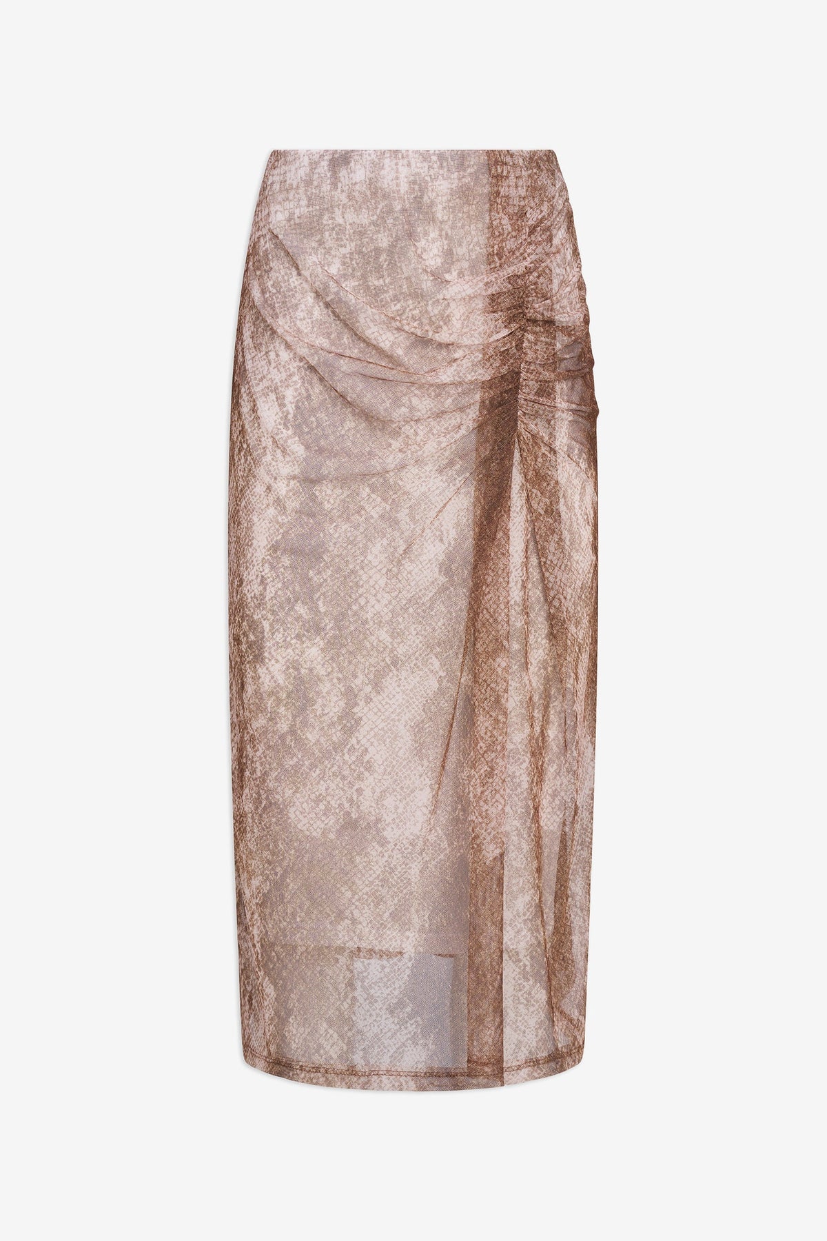 Women's Printed Mesh-Knit Pull-On Skirt
