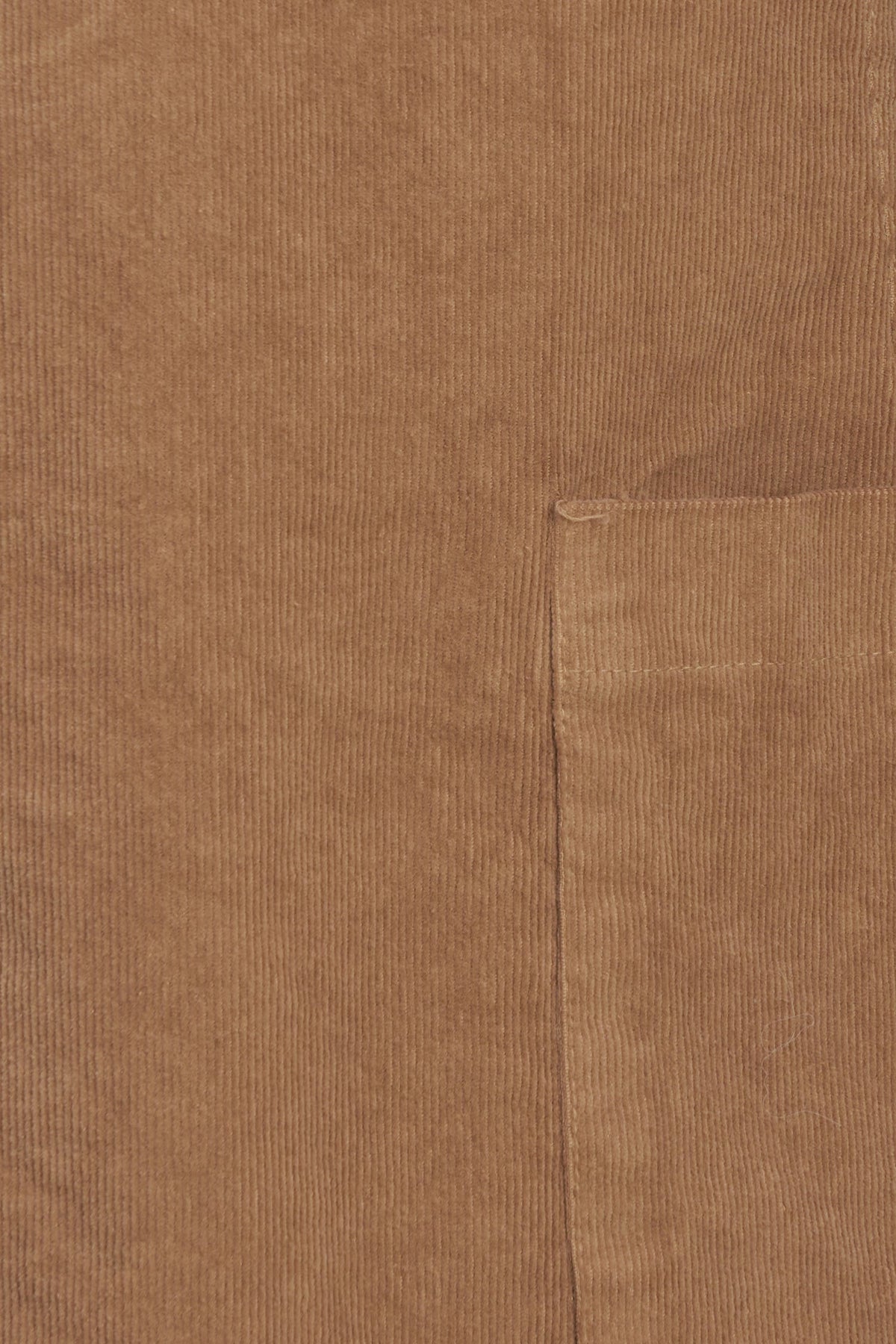 Women's Corduroy Sleeveless V-Neck Dress with Patch Pockets