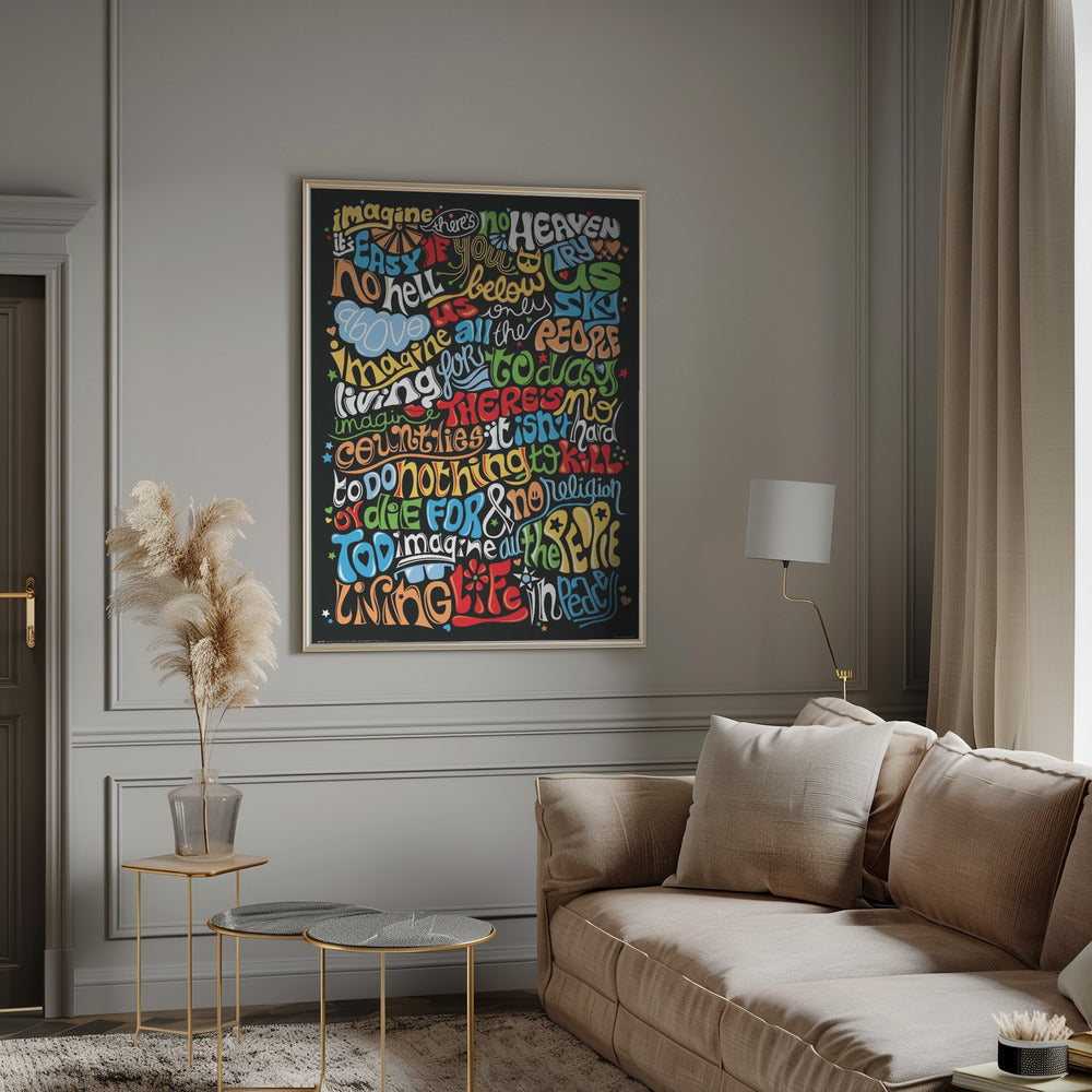 Imagine Canvas Print
