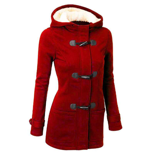 Women's Hooded Cotton-Padded Sweater Coat