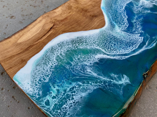 Olive Wood Charcuterie Board - AURABAGS SHOP