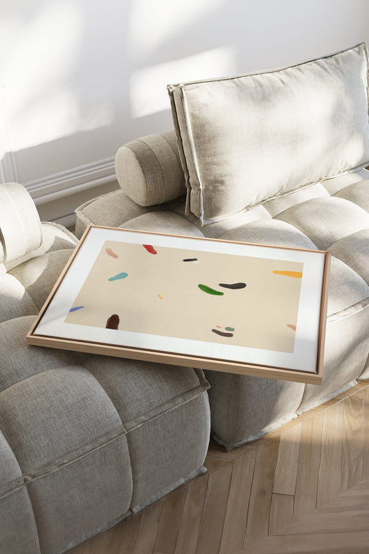 WATERCOLOR DRIFT, Werk auf gespannter Leinwand