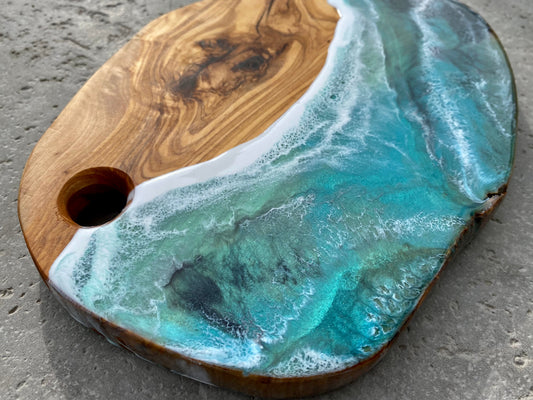 Olive Wood Charcuterie Board - AURABAGS SHOP