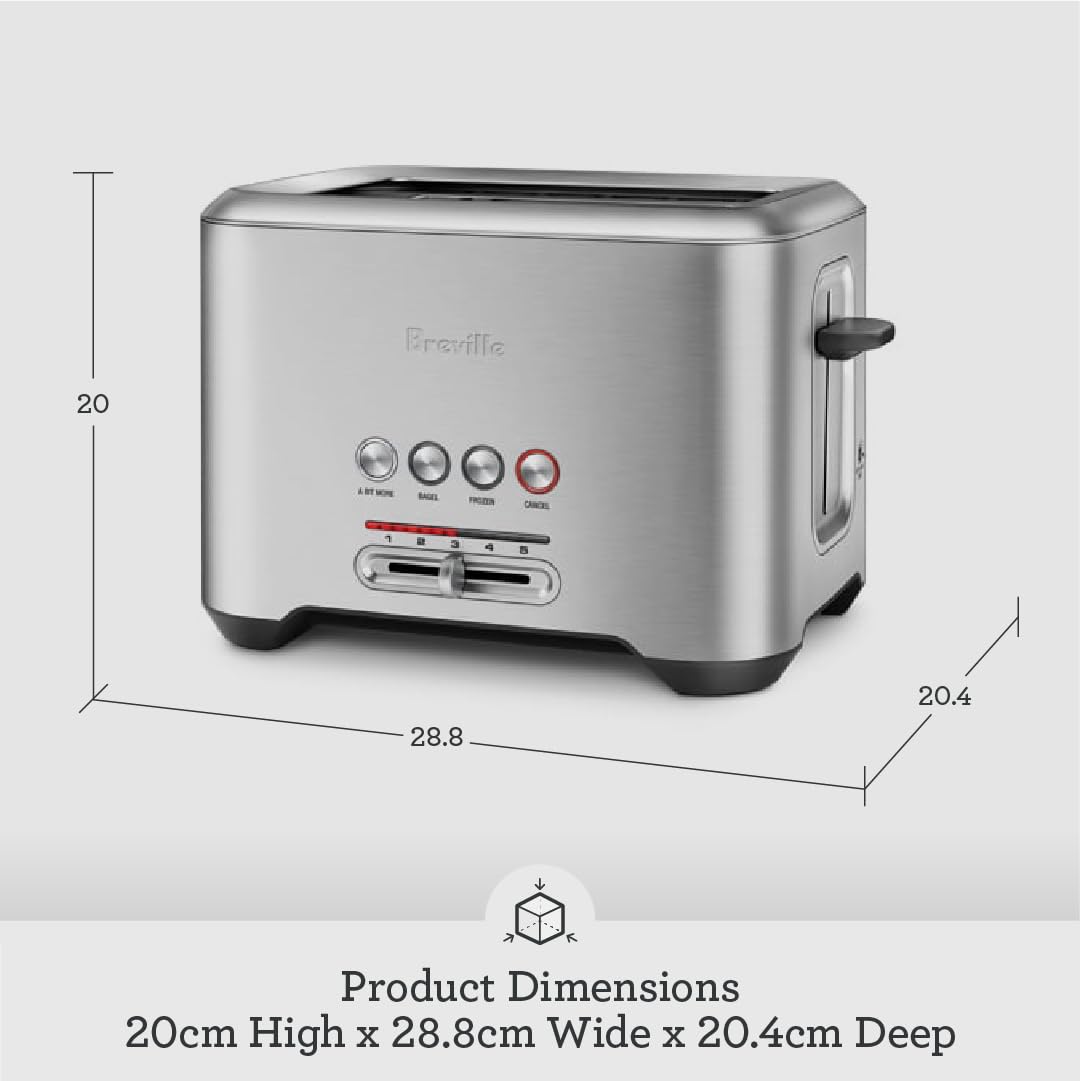 Breville A Bit More 2 Slice Toaster - BREBTA720XL silver đ All In One Marketplace Canada