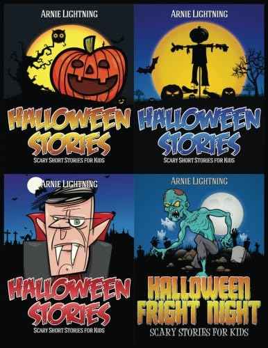 Halloween Stories (4 Books in 1): Spooky Stories, Halloween Jokes, and Halloween Activities