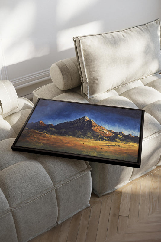 STARLIT HEIGHTS, stretched canvas artwork