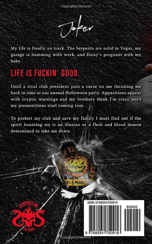 Joker's Ghost/ Serpents MC Las Vegas: Dark MC Halloween Romance, Time Travel