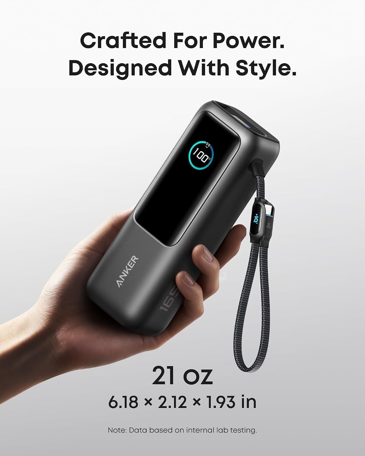 Anker Laptop Power Bank, 25,000mAh Portable Charger with Triple 100W USB-C Ports, Built-in Retractable Cables, Flight-Approved for Travel, iPhone 17/16 Series, MacBook, Samsung, and More ๐ All In One Marketplace Canada
