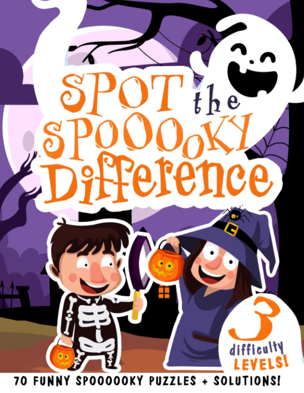 Spot the Spooooky Difference: Halloween Find the Difference Activity Book for Kids
