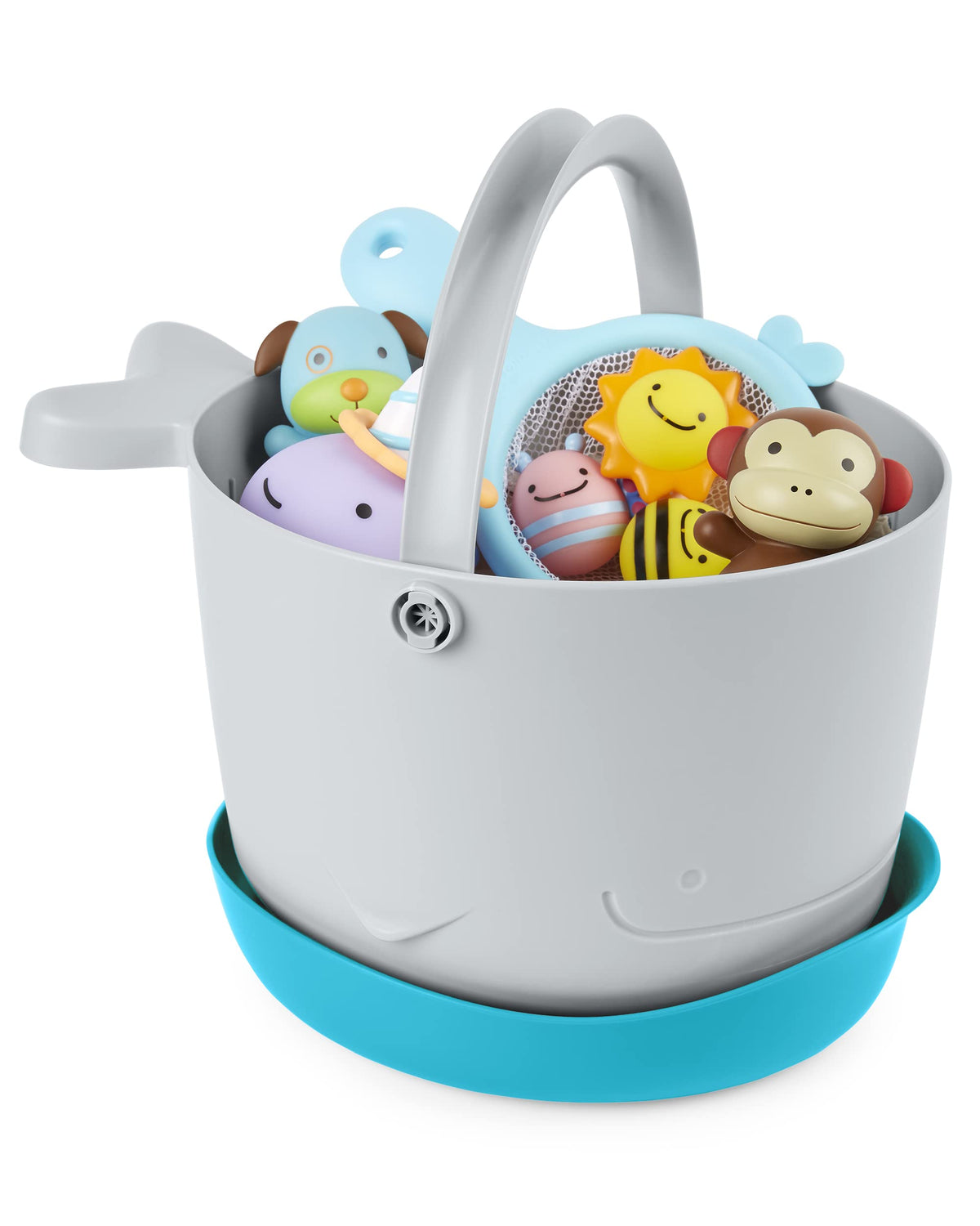 Skip Hop Bath Toy Storage, Moby Stowaway Bucket, Grey đ All In One Marketplace Canada
