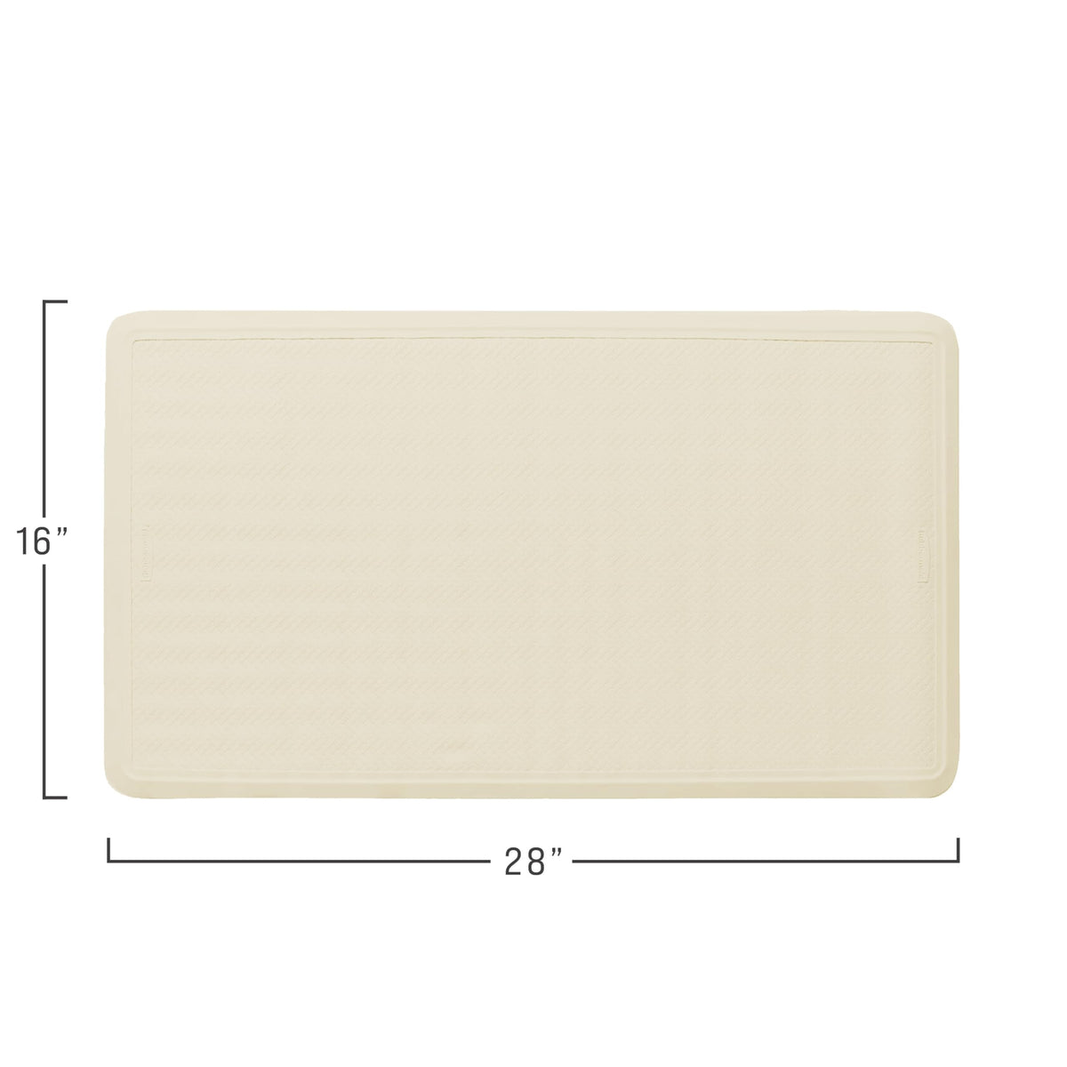 Rubbermaid Commercial Products Bath Tub and Shower Mat | Large - 28 x 16 in. | White | Machine Washable | Safti-Grip Non-Slip Bathroom Mat with Suction Cups for Home/Hotel/Shower/Bathtub 🍁 All In One Marketplace Canada
