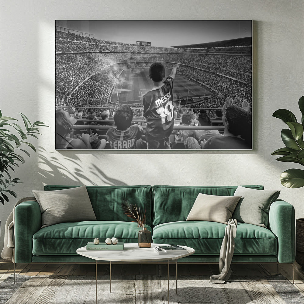 Wall art Cathedral of Football