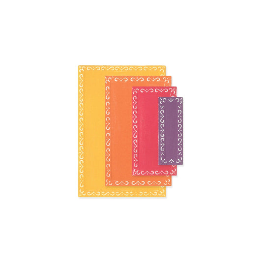 Sizzix Framelits Die Set 9PK Fanciful Framelits Renee Deco Rectangles by Stacey