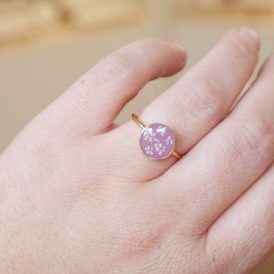 Bague automne - moyen rond (ajustable)