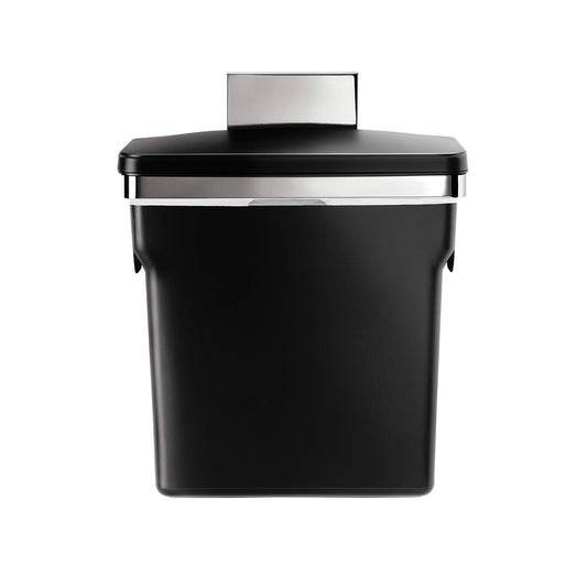 simplehuman 10 Liter / 2.6 Gallon In-Cabinet Trash Can, Heavy-Duty Steel Frame, Black 🍁 All In One Marketplace Canada