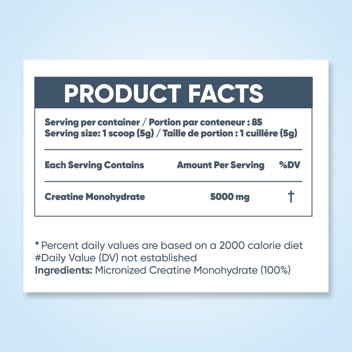 Pure Micronized Creatine Dissolves Easily | Creatine Monohydrate Powder 425g - For Increased Muscle Growth & Performance - Supports Athletic Performance - Creatine Powder for Workouts - 85 Servings ๐ All In One Marketplace Canada