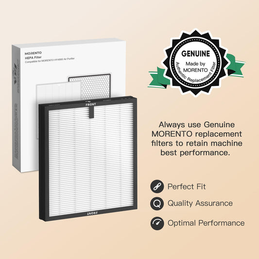 MORENTO 2 Pack HY4866 Genuine Air Purifier Replacement Filter for HY4866 Air Purifier, Original Version 🍁 All In One Marketplace Canada