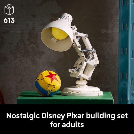 LEGO Ideas Disney Pixar Luxo Jr. - Room Decor and Building Set for Adults - Office and Desk Decor for Women and Men, Ages 18+ - Brick-Built Lamp DIY Kit - Collectible Gift Idea for Movie Fans - 21357 🍁 All In One Marketplace Canada