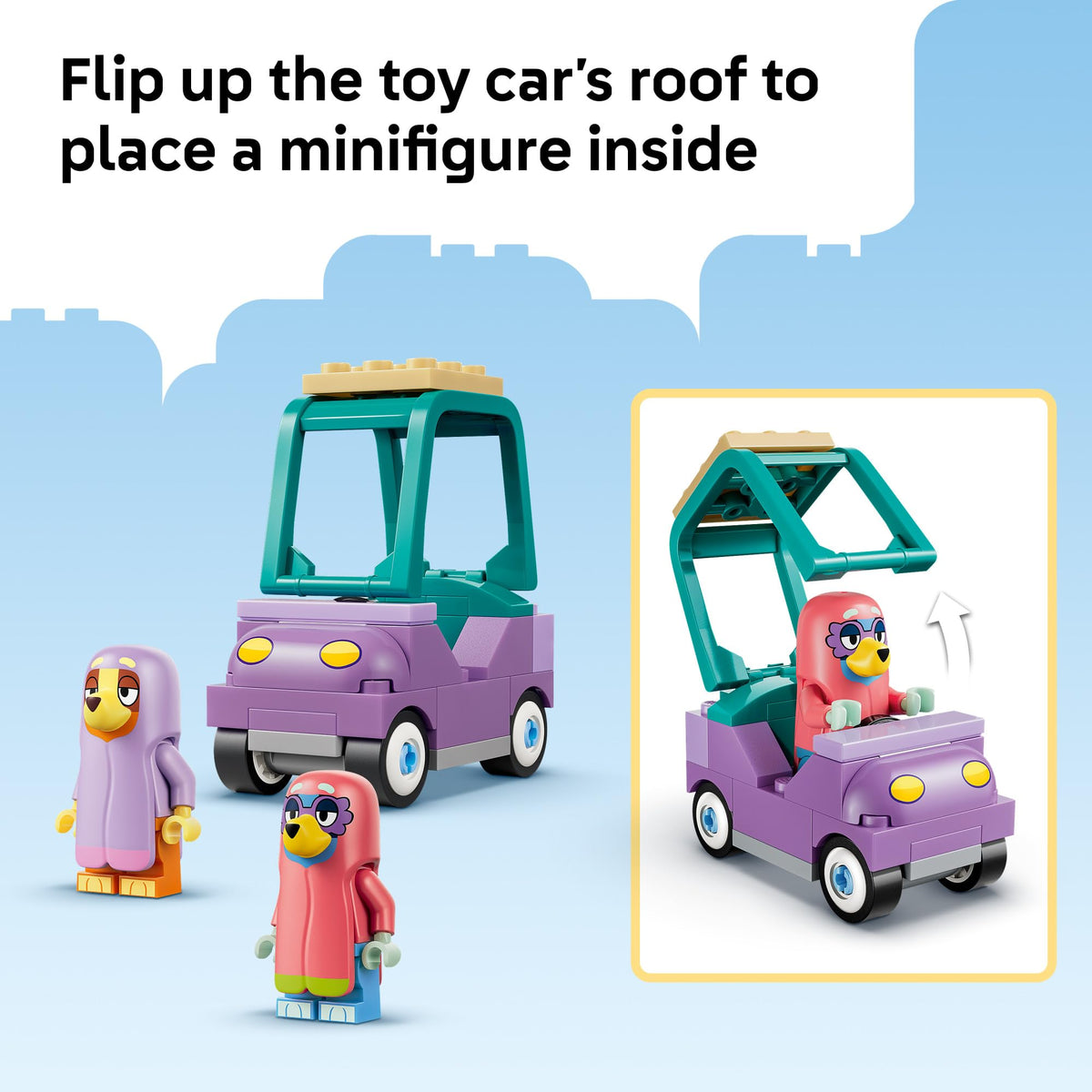LEGO Bluey Grannies with Bingo and Bluey - Building Toy for Girls & Boys, Ages 4+ - Toddler Car & Playset with 2 Characters - Gift for Birthdays - 11216 ๐ All In One Marketplace Canada