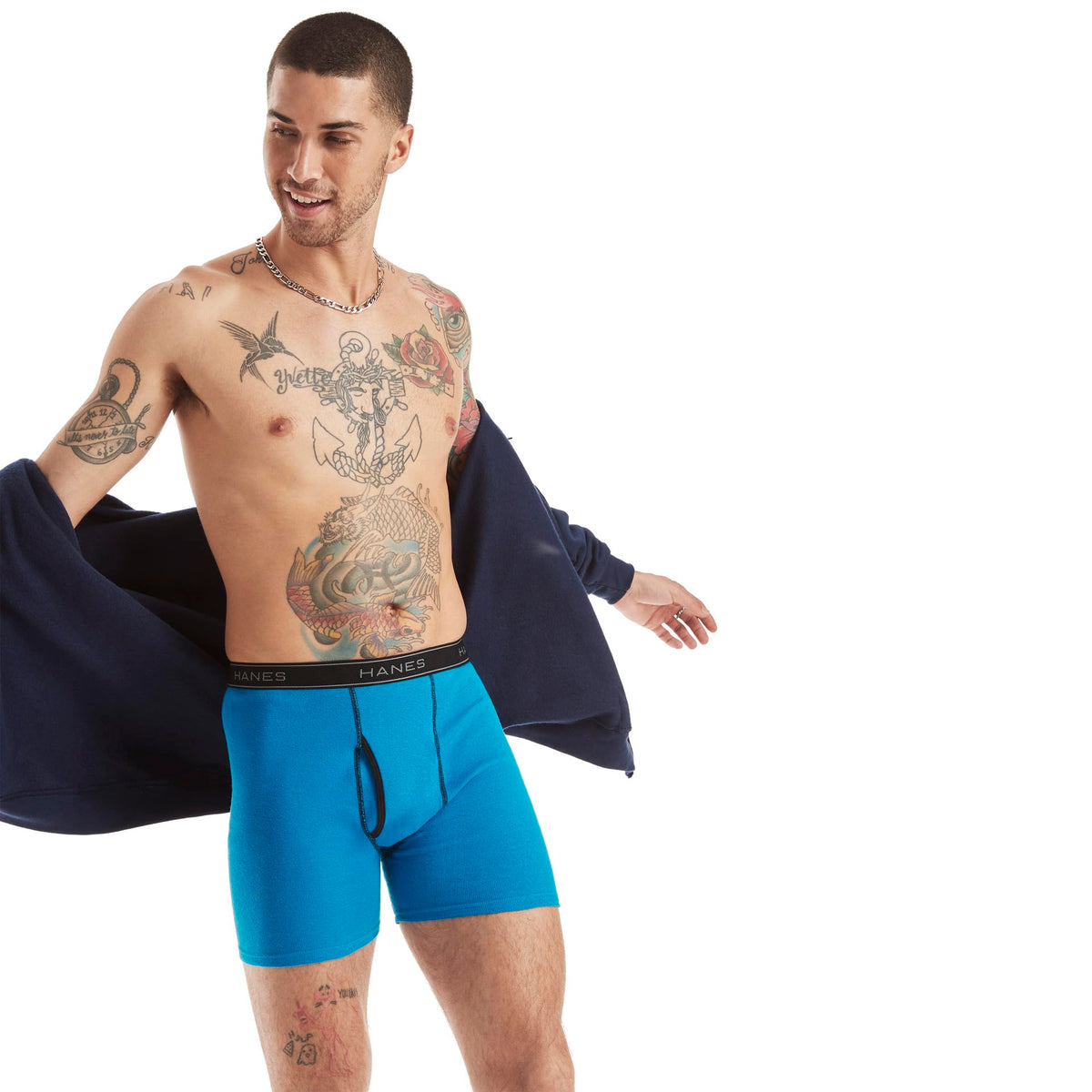 Hanes Men's 4 Pack FreshIQ Ringer Boxer Brief, Assorted, Large ๐ All In One Marketplace Canada