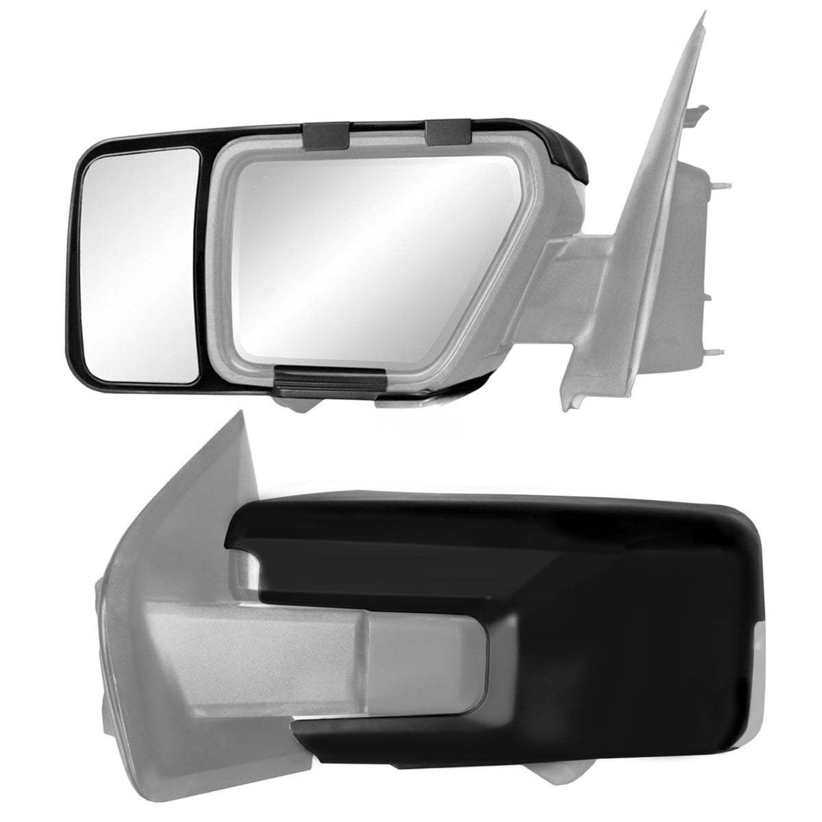 K-Source 81860 Snap & Zap Snap-On Towing Mirror for Ford - Pair đ All In One Marketplace Canada