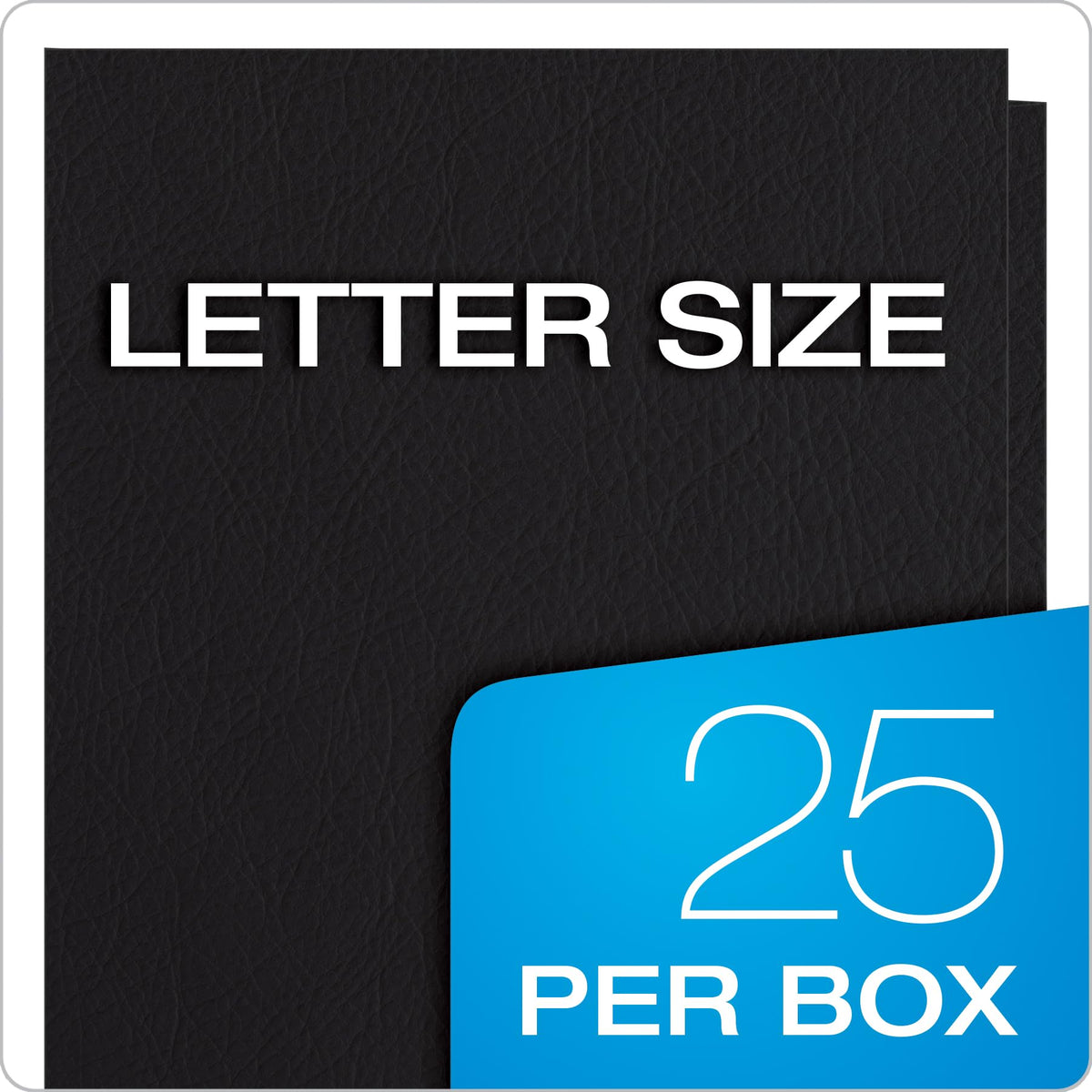 Oxford Twin Pocket Folders, Letter, Black, 25/Box đ All In One Marketplace Canada