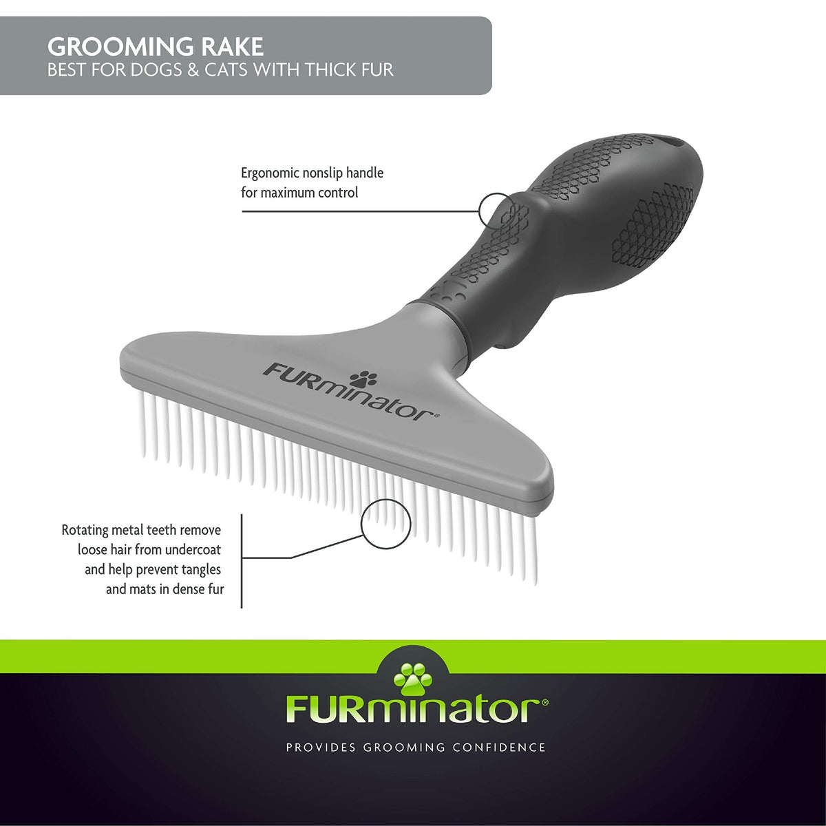 FURminator Grooming Rake, Updated Model đ All In One Marketplace Canada