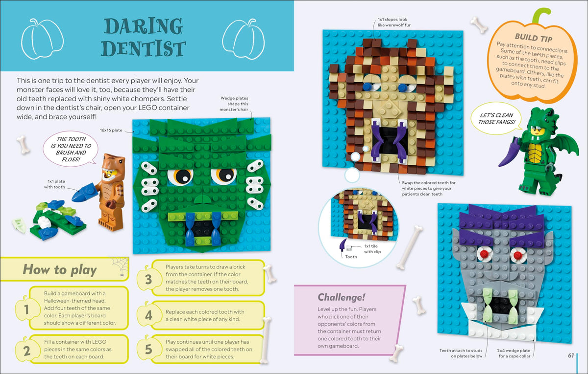 The LEGO Halloween Games Book: Ideas for 50 Games, Challenges, Puzzles, and Activities