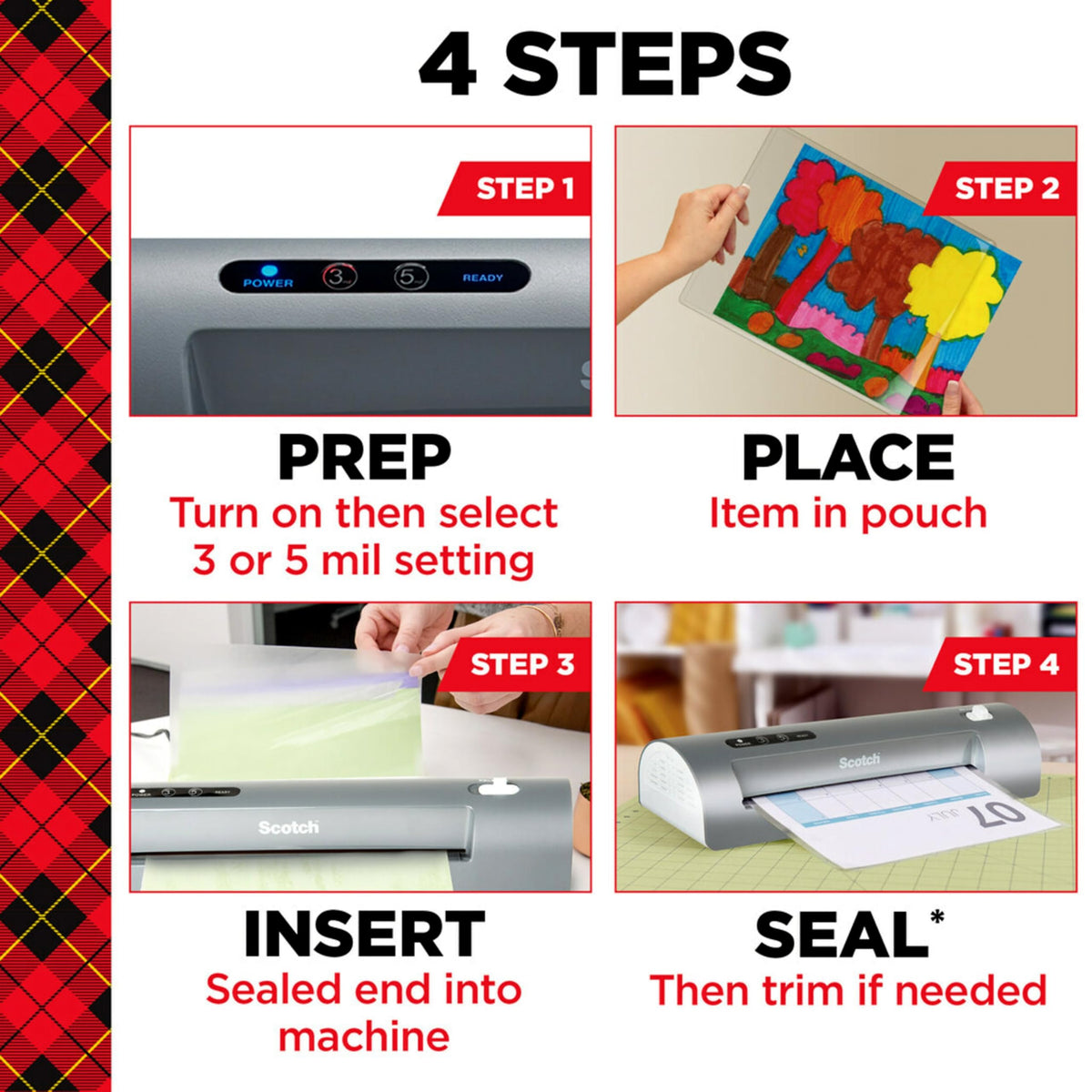 Scotch PRO Thermal Laminator, 2 Roller System, 9 inch(TL906) 🍁 All In One Marketplace Canada