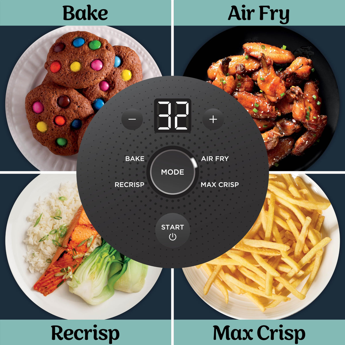 Ninja Crispi Portable Glass Air Fryer Cooking System โ 4-Qt & 6-Cup CleanCrisp Containers, Nontoxic, Leak-Proof, Dishwasher Safe โ Air Fry, Bake, Max Crisp, Recrisp FN101CGY (Canadian Version) ๐ All In One Marketplace Canada