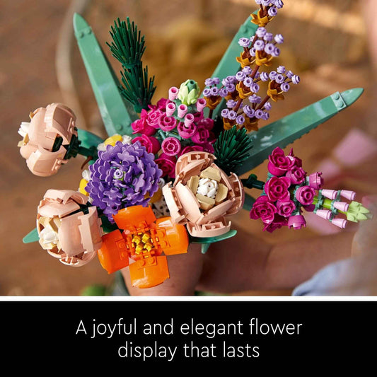 LEGO Icons Flower Bouquet Building Set - Artificial Flowers for Decoration for Home and Display, Ages 18+ - Small Fake Flowers for Table, Desk, Office - Gift for Birthdays - 10280 🍁 All In One Marketplace Canada