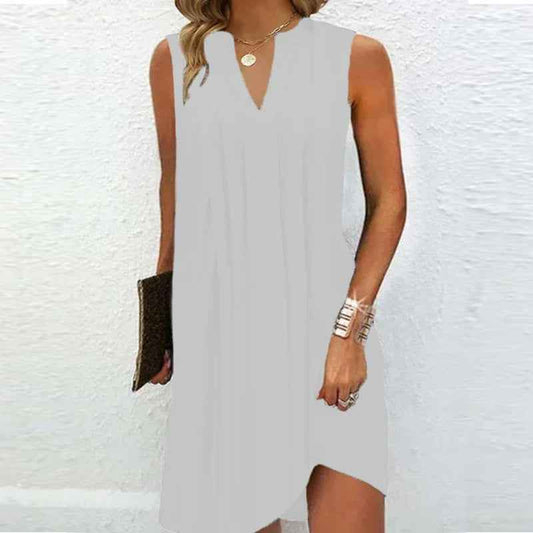 Women's Fashion Multi-Fold Pleated Dress
