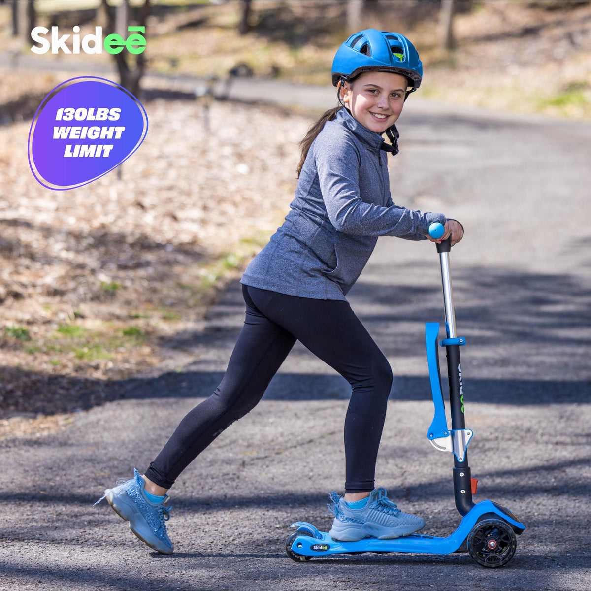 Kick Scooters for Kids Ages 3-5 (Suitable for 2-12 Year Old) Adjustable Height Foldable Scooter Removable Seat, 3 LED Light Wheels, Rear Brake, Wide Standing Board, Outdoor Activities for Boys/Girls ๐ All In One Marketplace Canada