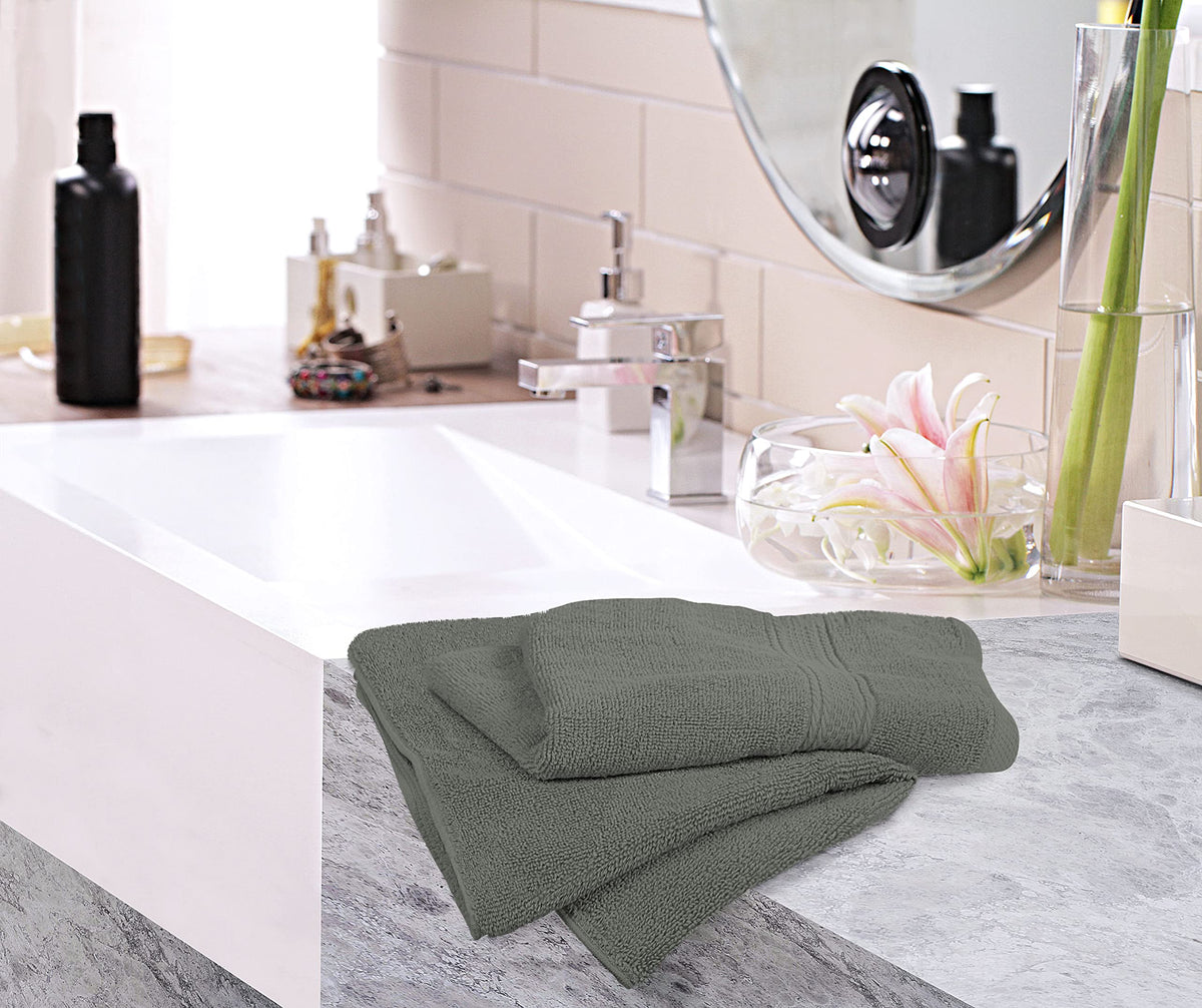 Utopia Towels 6 Pack Premium Hand Towels, 16 by 28 inches, 100% Ring Spun Cotton, Soft and Absorbent 600 GSM Towels for Bathroom, Gym, and Hotel, Grey đ All In One Marketplace Canada
