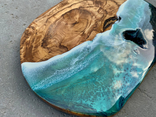 Olive Wood Charcuterie Board - AURABAGS SHOP