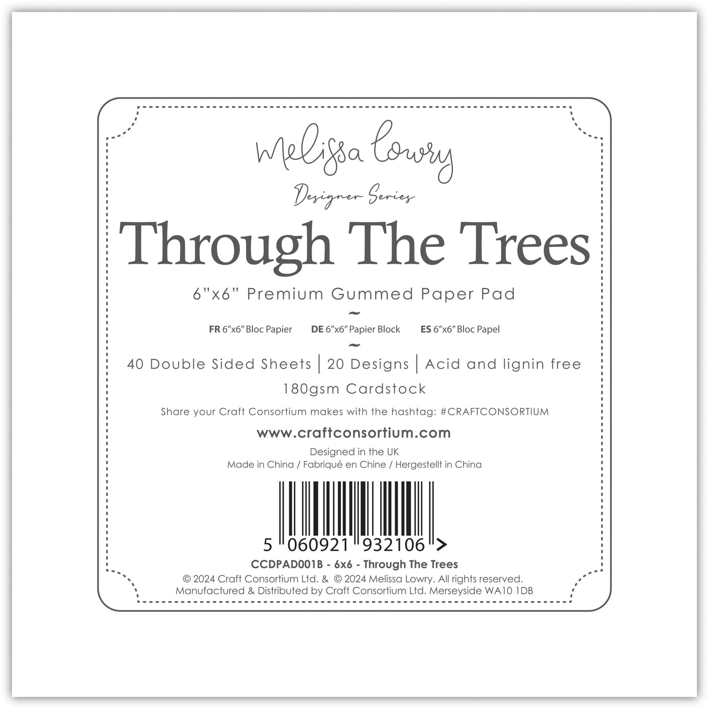 Craft Consortium - Through The Trees - 6x6