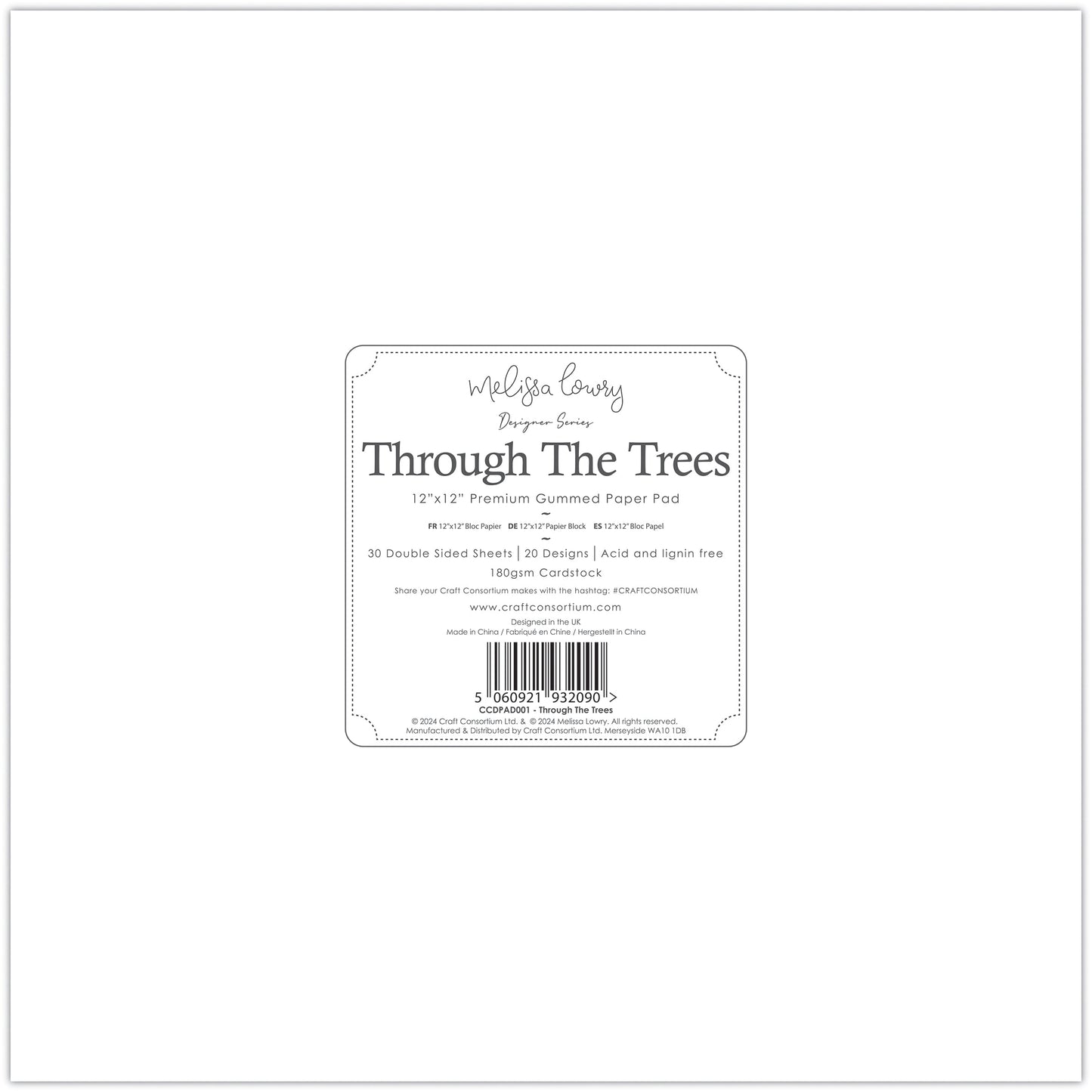 Craft Consortium - Through The Trees - 12x12