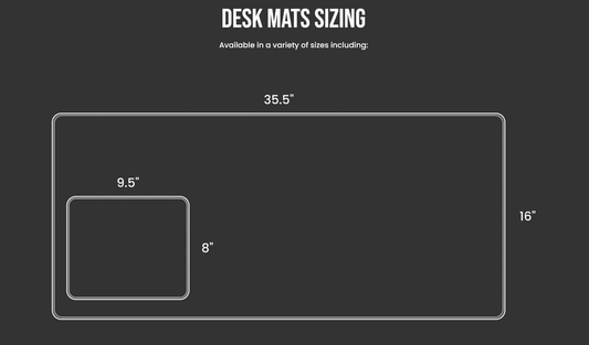 Small | Desk Mat | Flower Power