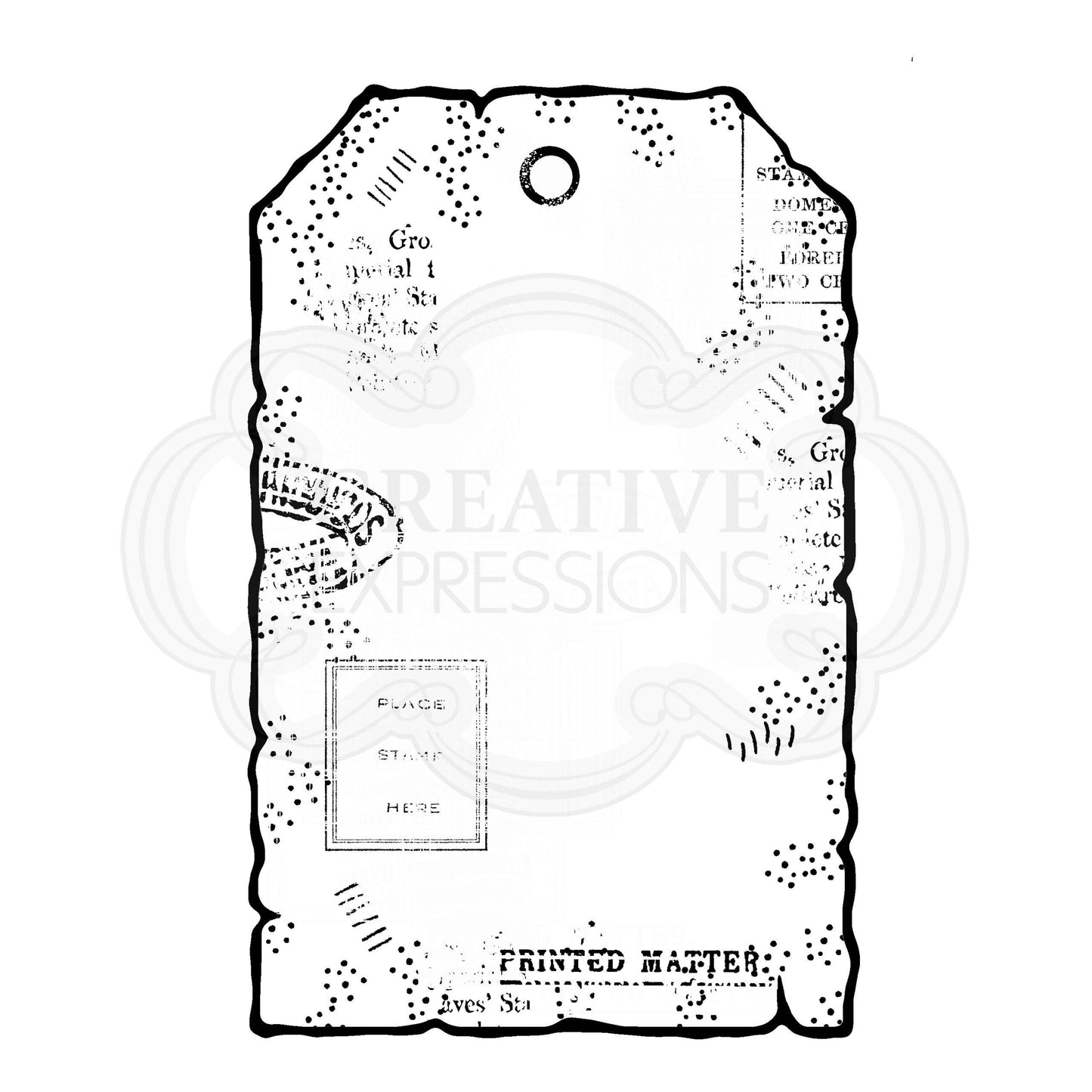 Woodware Clear Singles Small Paper Tag
