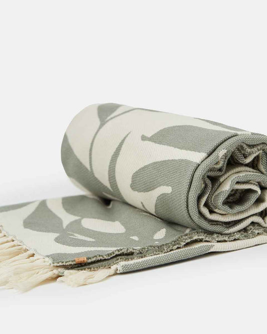Organic Cotton Vintage Jungle Beach Blanket