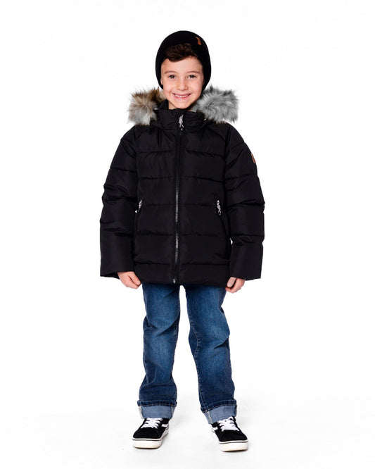Puffy Winter Jacket Black