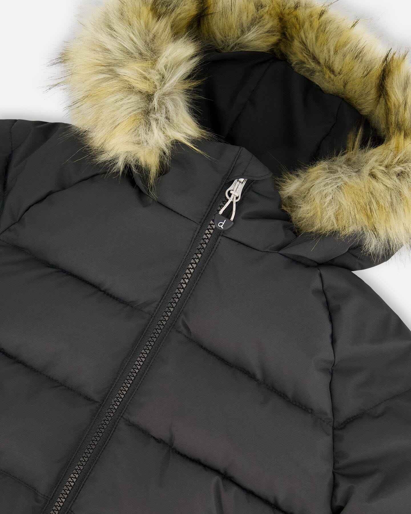 Puffy Winter Jacket Black